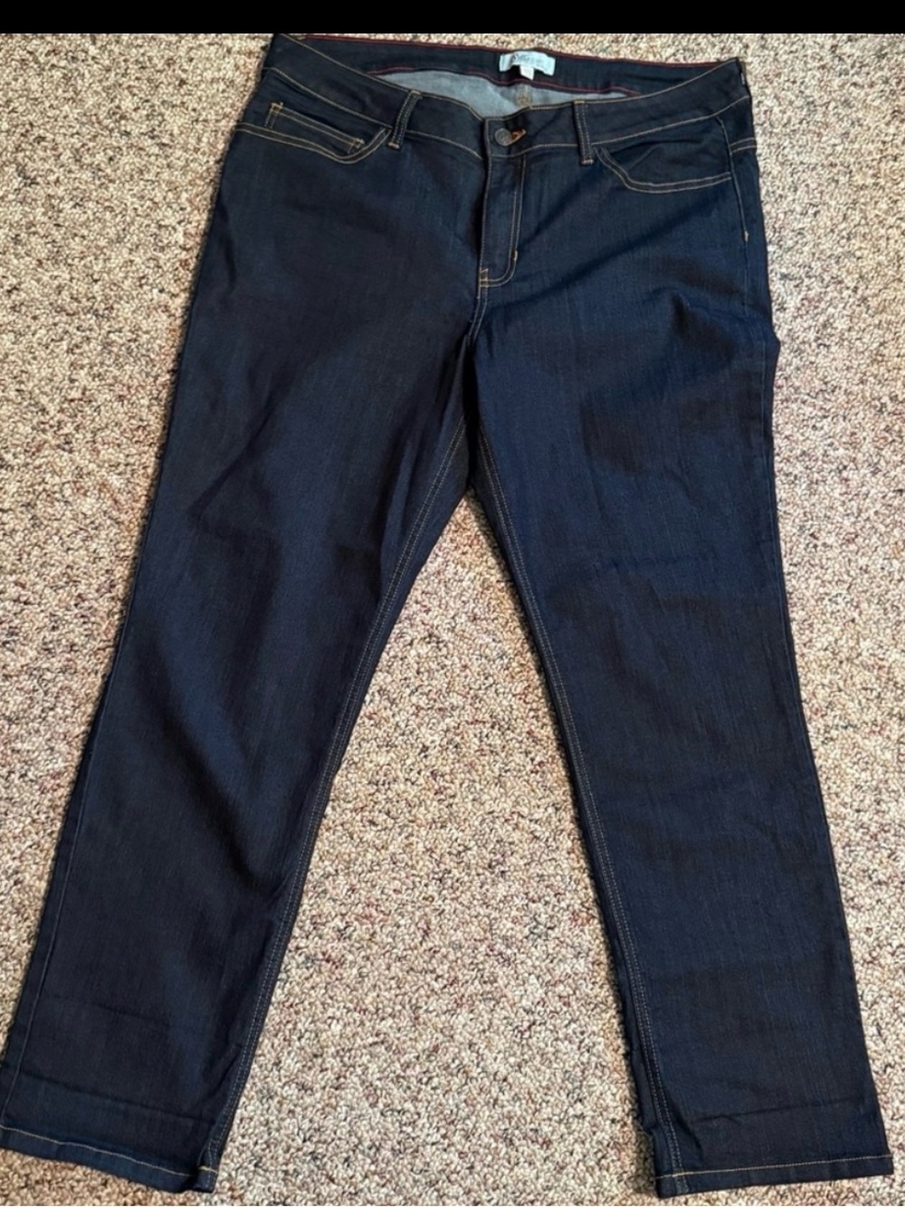 Pello Dark Denim Blue ankle Jeans size 18